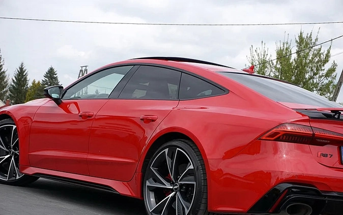 Audi RS7 cena 549000 przebieg: 39800, rok produkcji 2020 z Dynów małe 781